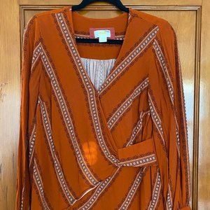 Maeve by Anthropologie Wrap Blouse